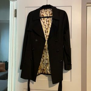 Vertigo Paris Black Trench Coat